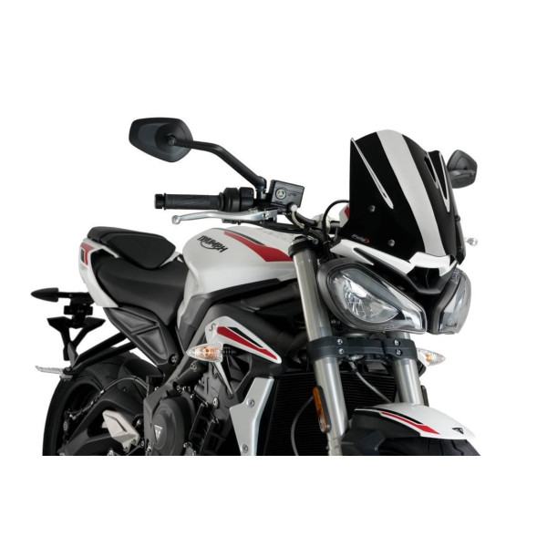 Puig Puig sport screen | black (opaque) | triumph street triple 765 r 2020>2022